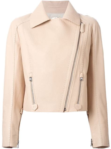 fendi womens leather coats|fendi denim jacket women's.